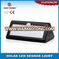 New design waterproof 2w Solar powered led motion sensor LED Wall strip light 08